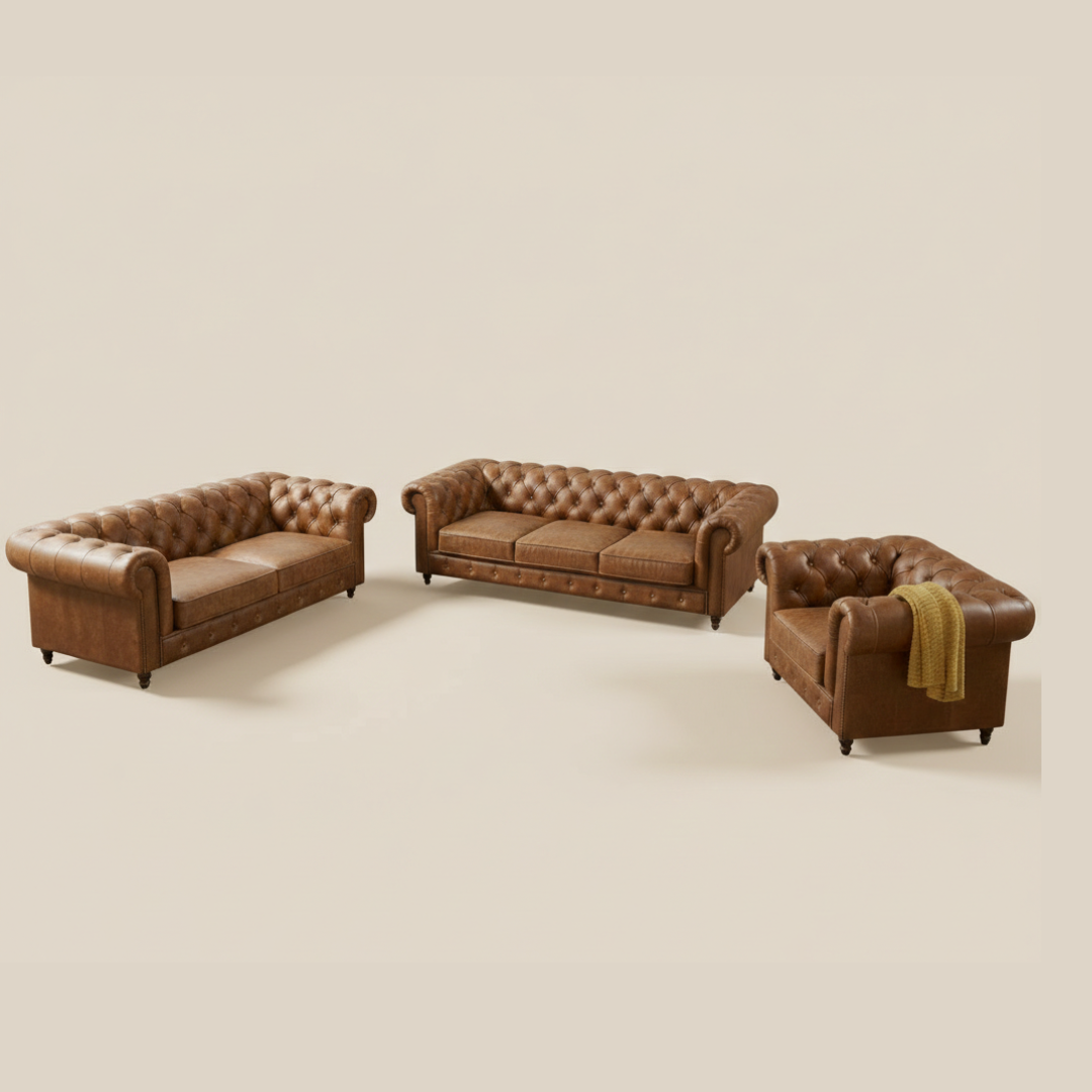 3-2-1 PU Leather Set