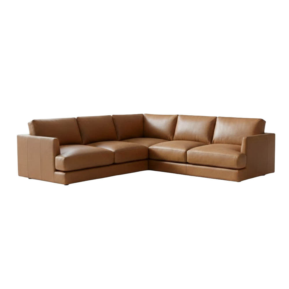 100% Genuine Leather Couch (Corner Set)
