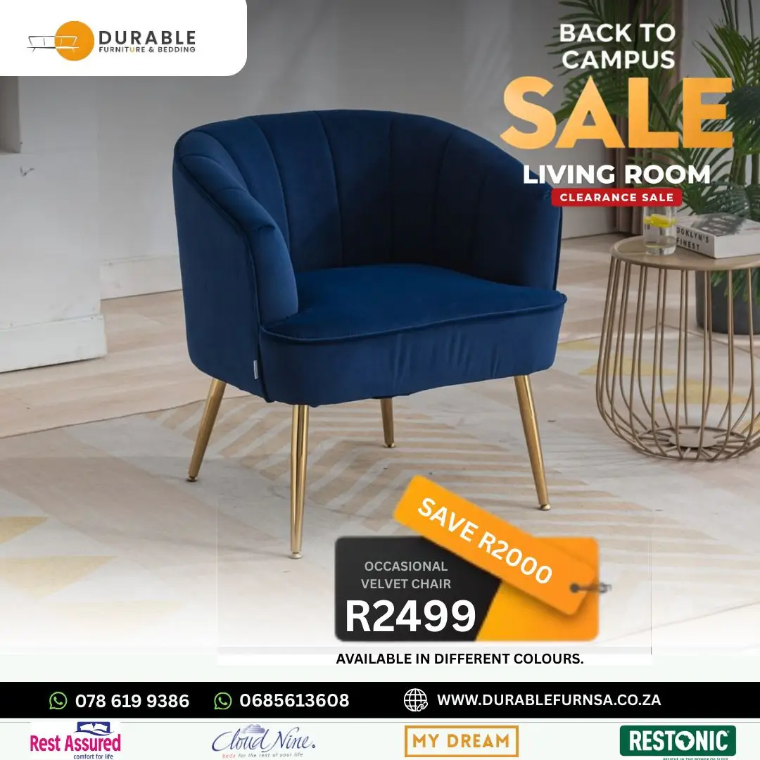 Occasional Velvet Chair