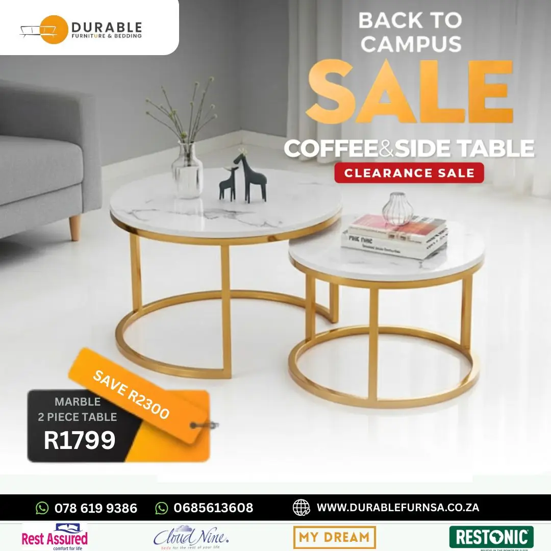 Marble 2 Piece Table