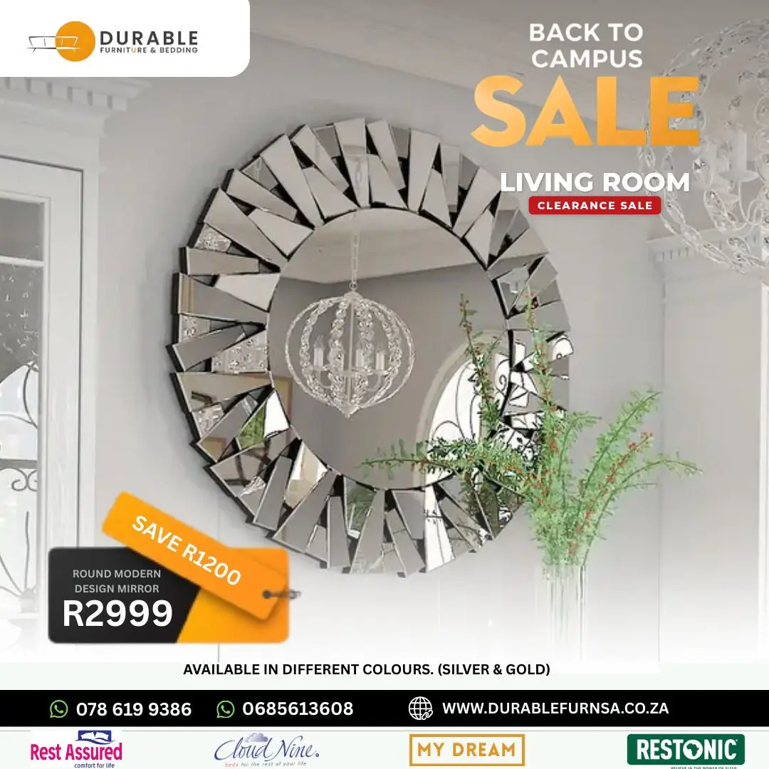 Round modern design Mirror