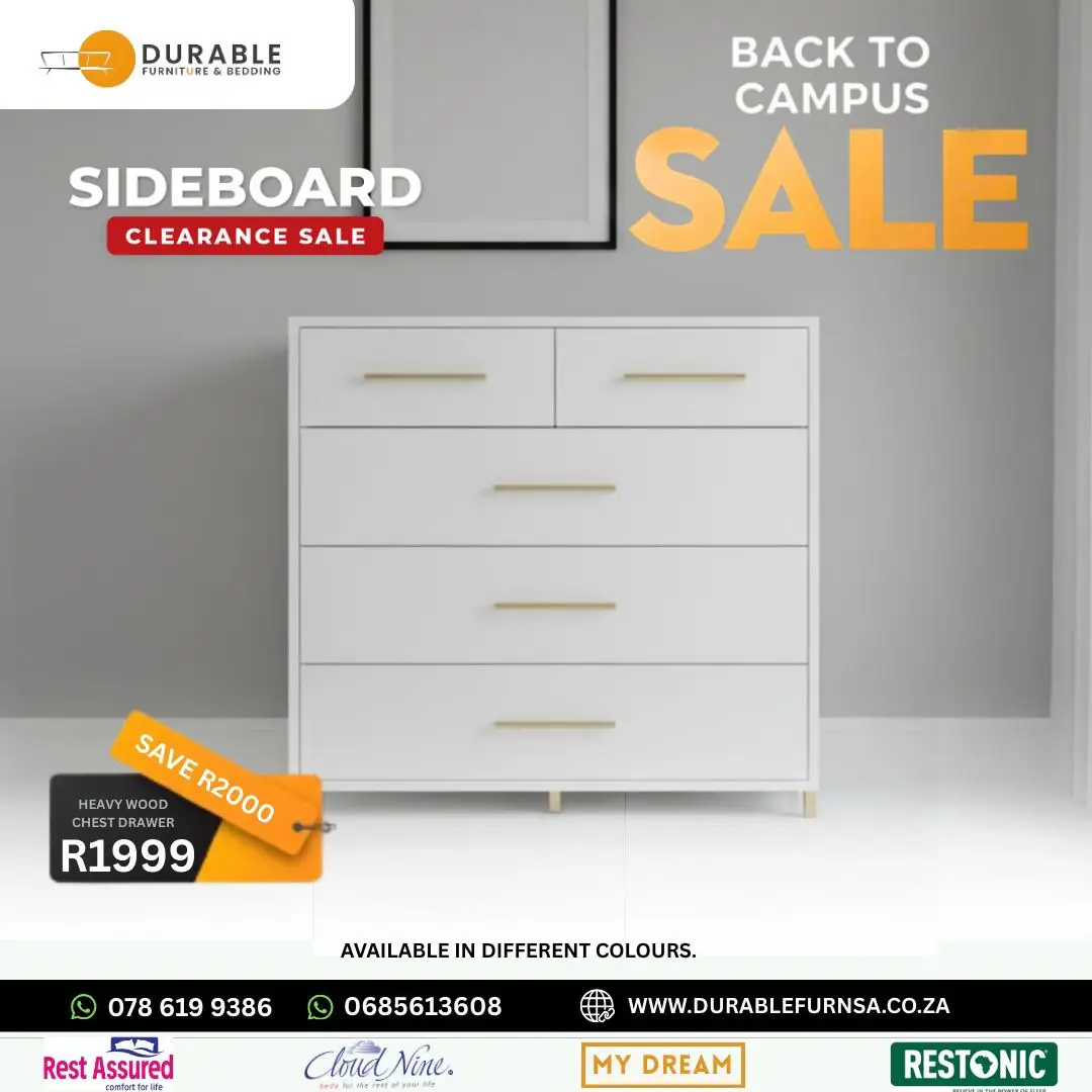 Heavy Wood Chest Drawer